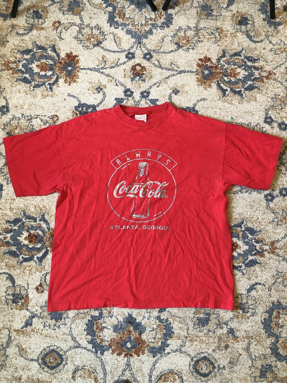 Vintage Y2K Coca Cola Shirt Atlanta Size 2XL Made In USA